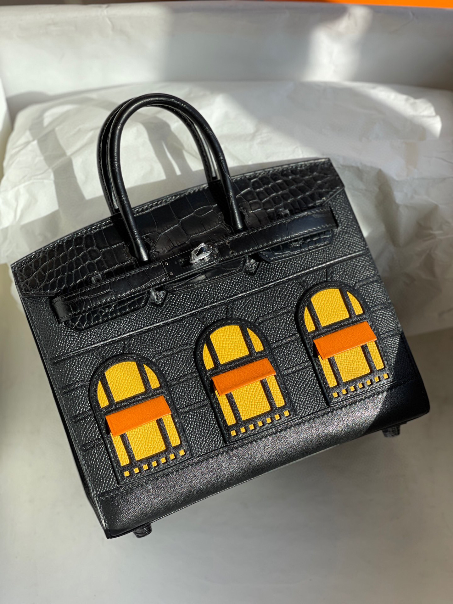 Hermes Birkin 20CM House Bags Nior So Black Limited Edition - RepLadies ...